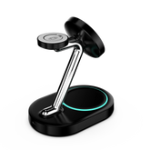 Беспроводная магнитная зарядная станция MICRODIA SNAPStation™ PLUS Qi2 23 Вт «4 в 1»